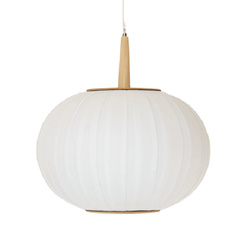 COLGANTE MANDARINA VOILE 4xE27 70CM BLANCO